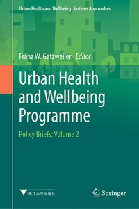 Enlarge image Cover: Urban Health and Wellbeing Programme - Springer