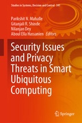 Cover: Security Issues and Privacy Threats in Smart Ubiquitous Computing - Springer