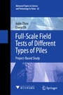 Cover: Full-Scale Field Tests of Different Types of Piles - Springer