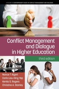 Cover: Conflict Management and Dialogue in Higher Education - Information Age Publishing