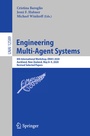 Cover: Engineering Multi-Agent Systems - Springer