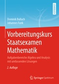 Cover: Vorbereitungskurs Staatsexamen Mathematik - Springer Spektrum