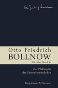 Cover: Otto Friedrich Bollnow: Schriften - K&ouml;nigshausen & Neumann
