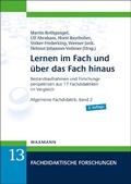 Cover: Lernen im Fach und &uuml;ber das Fach hinaus - Waxmann