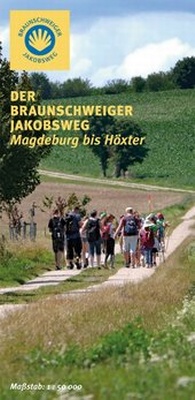 Abbildung von: Wanderkarte Der Braunschweiger Jakobsweg - grünes herz