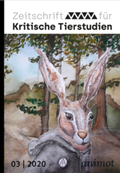 Cover: Zeitschrift f&uuml;r Kritische Tierstudien - animot-Verlag