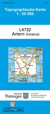 Abbildung von: Artern (Unstrut) - Thüringer Landesamt für Bodenmanagement und Geoinformation