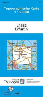 Abbildung von: Erfurt Nord - Thüringer Landesamt für Bodenmanagement und Geoinformation