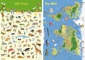 Cover: Mein Lernposter: 2er-Set 100 Tiere / Die Welt - Nelson