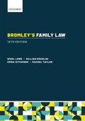 Cover: Bromley's Family Law - Oxford University Press