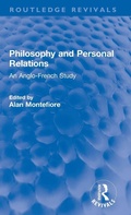 Cover: Philosophy and Personal Relations - Routledge