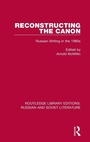 Cover: Reconstructing the Canon - Routledge