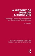 Cover: A History of Russian Literature - Routledge
