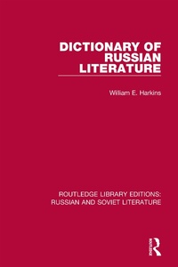 Abbildung von: Dictionary of Russian Literature - Routledge