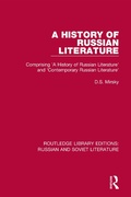 Cover: A History of Russian Literature - Routledge