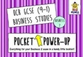 Cover: OCR GCSE Business Studies (J204) Pocket-Power Up (Business 2) 2020 - B. Palmer