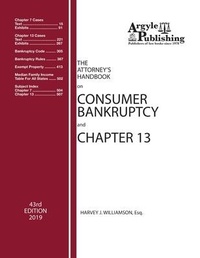 Abbildung von: The Attorney's Handbook on Consumer Bankruptcy and Chapter 13 - Argyle Publishing Company