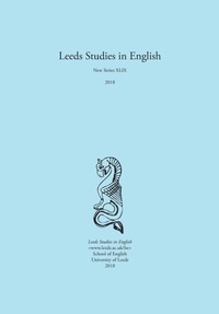 Enlarge image Cover: Leeds Studies in English 2018 - Theschoolbook.com