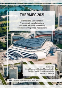 Enlarge image Cover: THERMEC 2021 - Trans Tech Publications Ltd