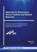 Cover: Materials for Electronics: Silicon Carbide and Related Materials - Trans Tech Publications Ltd