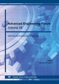 Cover: Advanced Engineering Forum Vol.38 - Trans Tech Publications Ltd