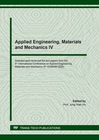 Abbildung von: Applied Engineering, Materials and Mechanics IV - Trans Tech Publications Ltd