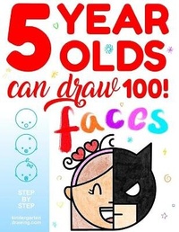 Enlarge image Cover: 5-Year-Olds Can Draw 100 FACES - Anders Kjeldsmark Larsen