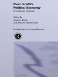 Cover: Piero Sraffa's Political Economy - Routledge