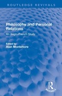 Cover: Philosophy and Personal Relations - Routledge
