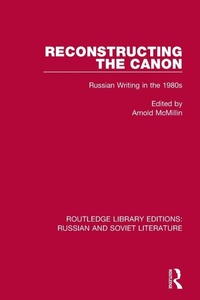 Enlarge image Cover: Reconstructing the Canon - Routledge