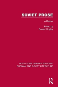 Enlarge image Cover: Soviet Prose - Routledge
