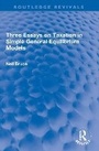Cover: Three Essays on Taxation in Simple General Equilibrium Models - Routledge