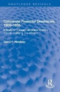 Cover: Corporate Financial Disclosure, 1900-1933 - Routledge