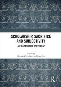 Enlarge image Cover: Scholarship, Sacrifice and Subjectivity - Routledge