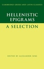Cover: Hellenistic Epigrams - Cambridge University Press