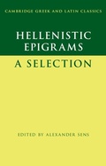 Cover: Hellenistic Epigrams - Cambridge University Press