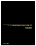 Cover: The Westminster Chorus Performance Handbook: An Acting Method for Singers - Alcove Publishing