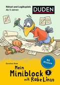 Cover: Mein Miniblock mit Rabe Linus - R&auml;tsel und Logikspiele - Duden