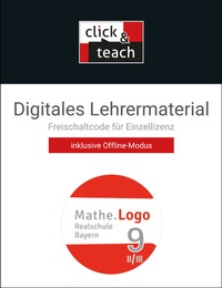 Enlarge image Cover: Mathe.Logo - Bayern / Mathe.Logo BY click & teach 9 II/III Box - Buchner, C.C.