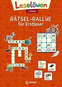 Abbildung von: Leselöwen Rätsel-Rallye für Erstleser - 1. Klasse (Orange) - Loewe