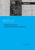 Cover: Mitteilungen aus dem Nieder&ouml;sterreichischen Landesarchiv 19 - Nieder&ouml;sterreichisches Institut f&uuml;r Landeskunde