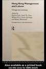 Cover: Hong Kong Management and Labour - Routledge