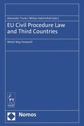Abbildung von: EU Civil Procedure Law and Third Countries - Nomos/Hart