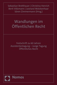 Abbildung von: Wandlungen im Öffentlichen Recht - Nomos