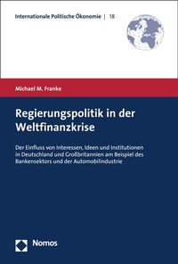 Abbildung von: Regierungspolitik in der Weltfinanzkrise - Nomos