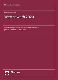 Abbildung von: Hauptgutachten. Wettbewerb 2020 - Nomos