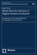 Abbildung von: What Place for Fairness in Digital Content Contracts? - Nomos