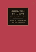 Cover: Legislation in Europe - Hart Publishing