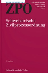 Enlarge image Cover: Kurzkommentar ZPO - Helbing & Lichtenhahn