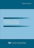 Cover: Sinnhaftigkeit und Effizienz der Musterfeststellungsklage - Cuvillier Verlag eBooks